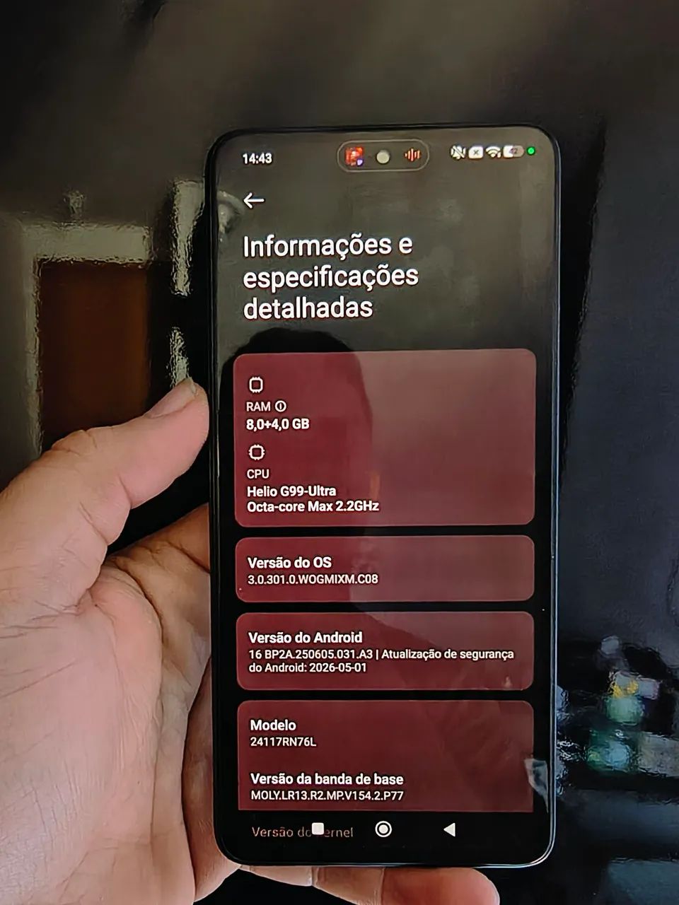 NOTE 14 256GB 8 DE RAM - Foto 3