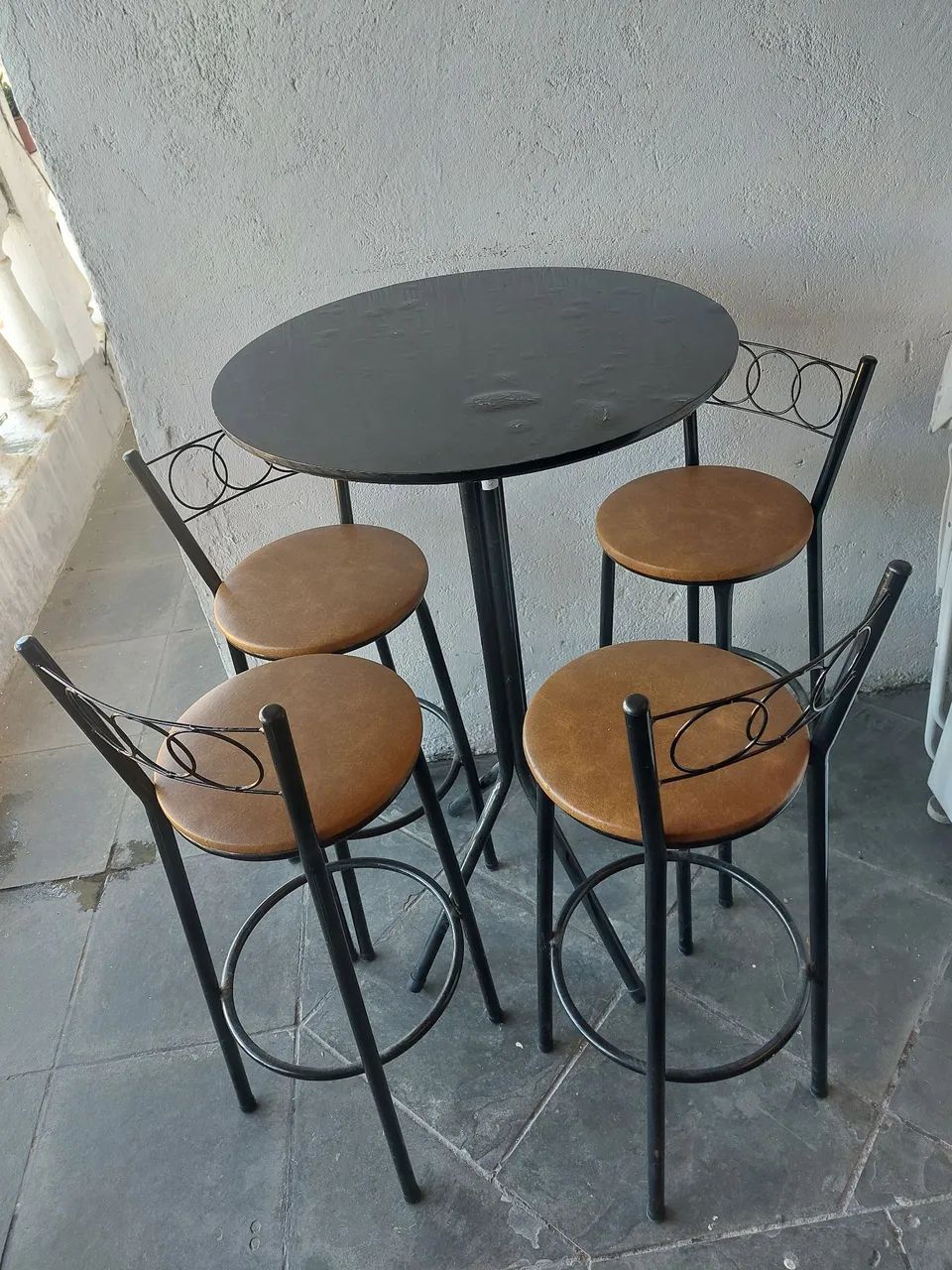 Conj 4 baquetas mesa alta bistrô - Foto 2