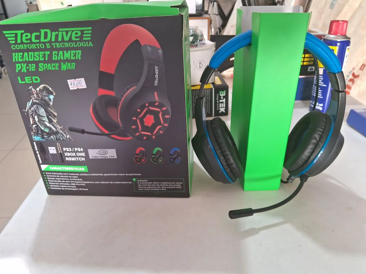 Headset Tec Drive PX-12 para PS3/PS4/ Xbox/ One Nswitch