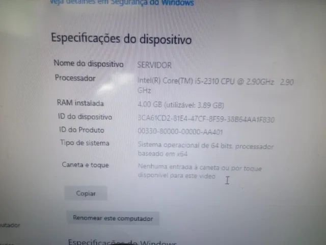 COMPUTADOR INTEL I5 2120 4 GB DE RAM DD3 SSD 256 WINDOWS 10 - Foto 3