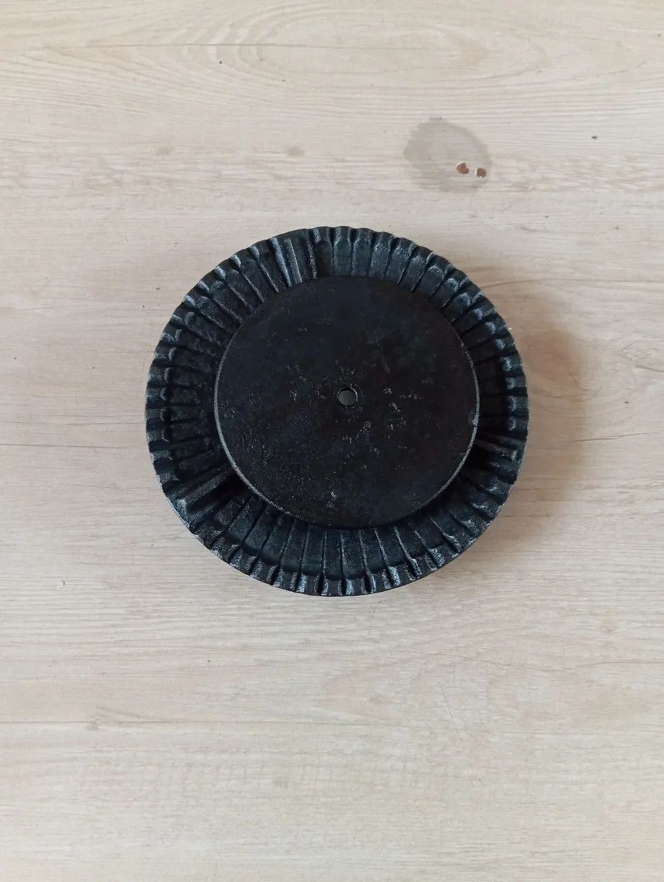 Chapa de fogão a lenha.