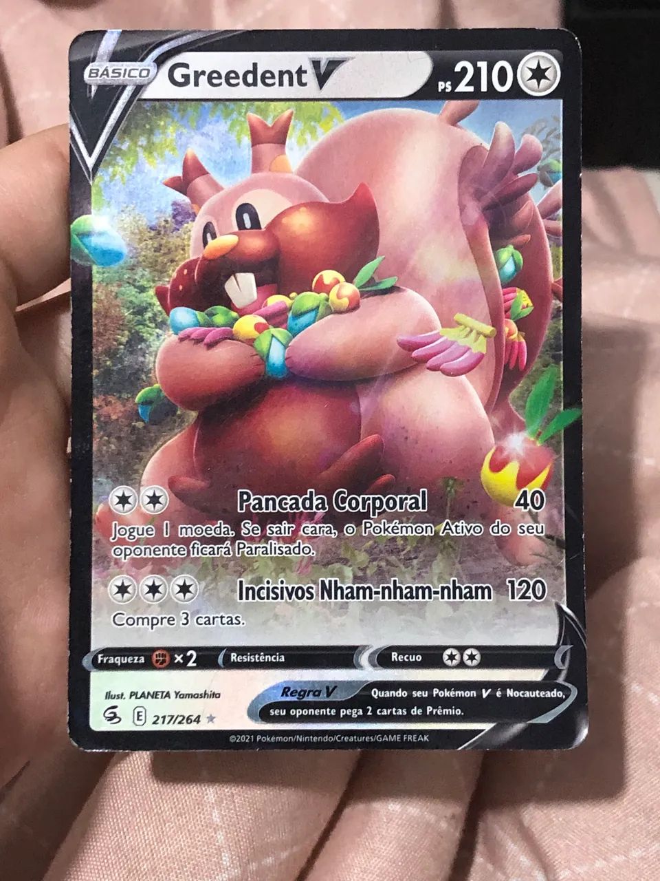 Card pokemon greedent V  - Foto 2