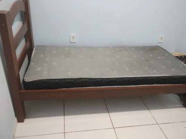 Cama solteiro + colchão - Foto 2