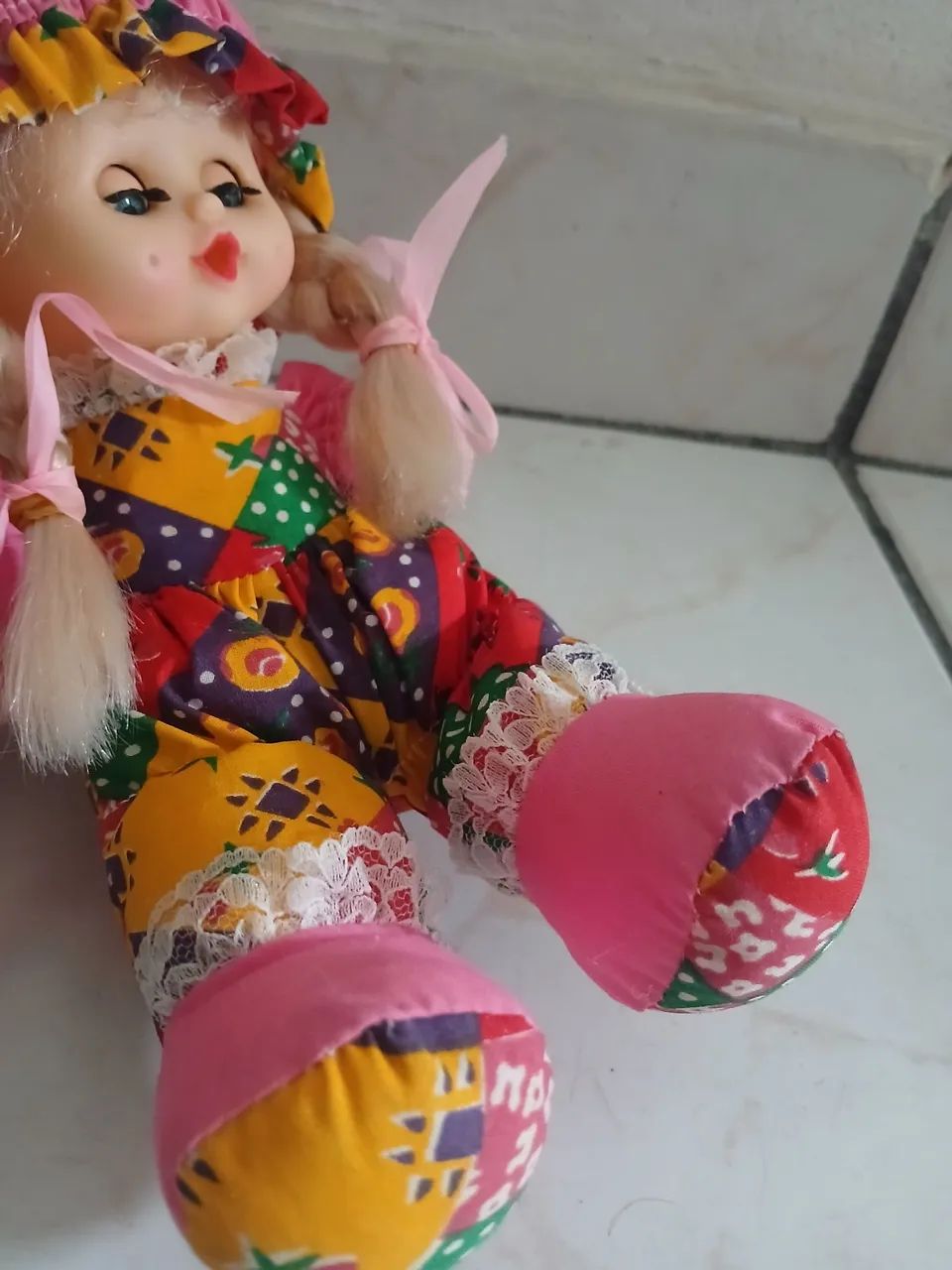 Boneca de pano estilo moranguinho - Foto 5