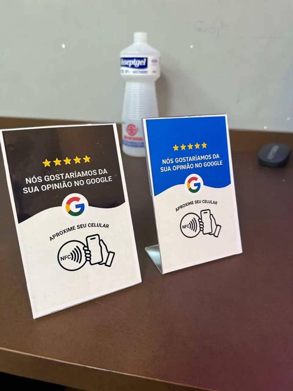 Placas de avaliação rápida Google NFC  - Foto 2