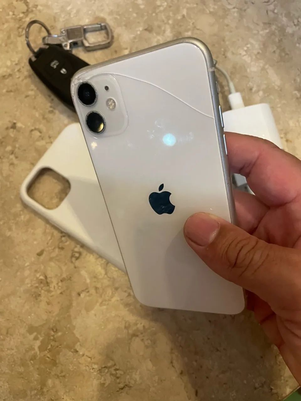 IPHONE 11 64GB BRANCO PÉROLA FUNCIONA PERFEITAMENTE  - Foto 5