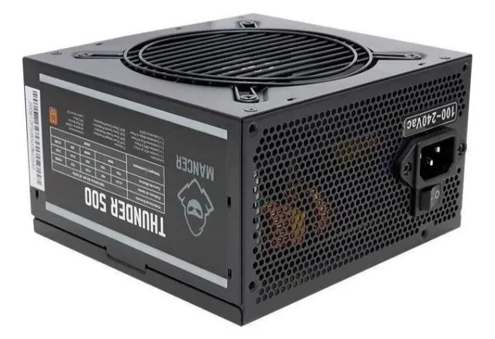 Fonte Mancer Thunder 500w Bronze 80 Plus, Mcr-thr500-bl01 Cor Preto - Foto 2