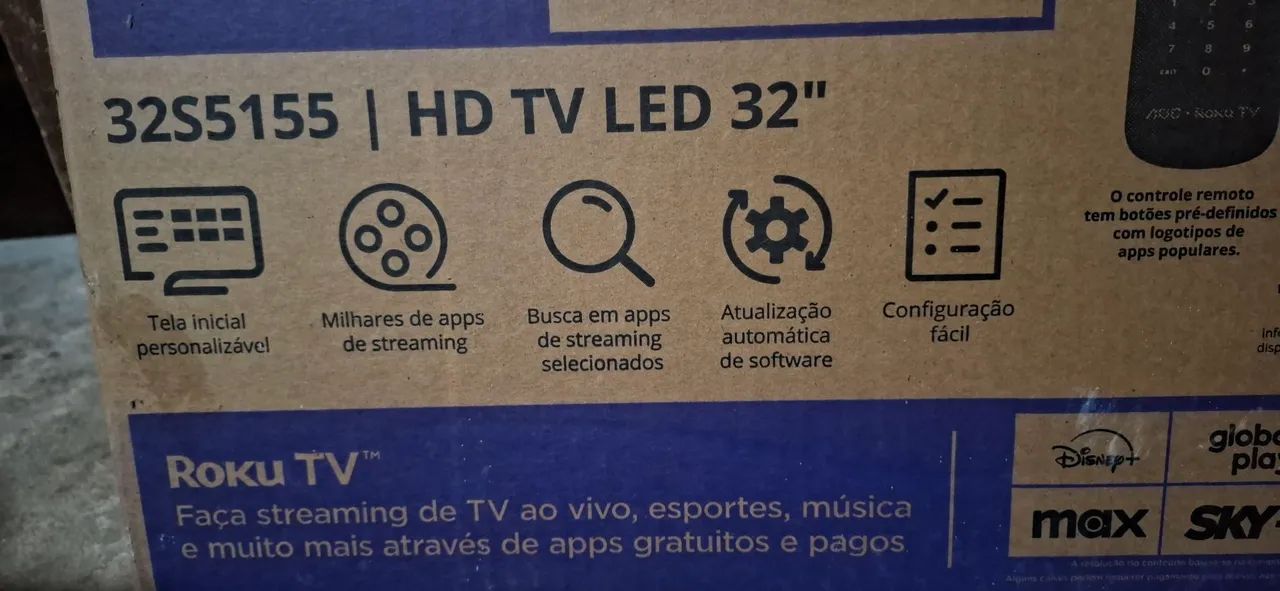 SmartTV AOC Roku Tv 32 Polegadas - Foto 4