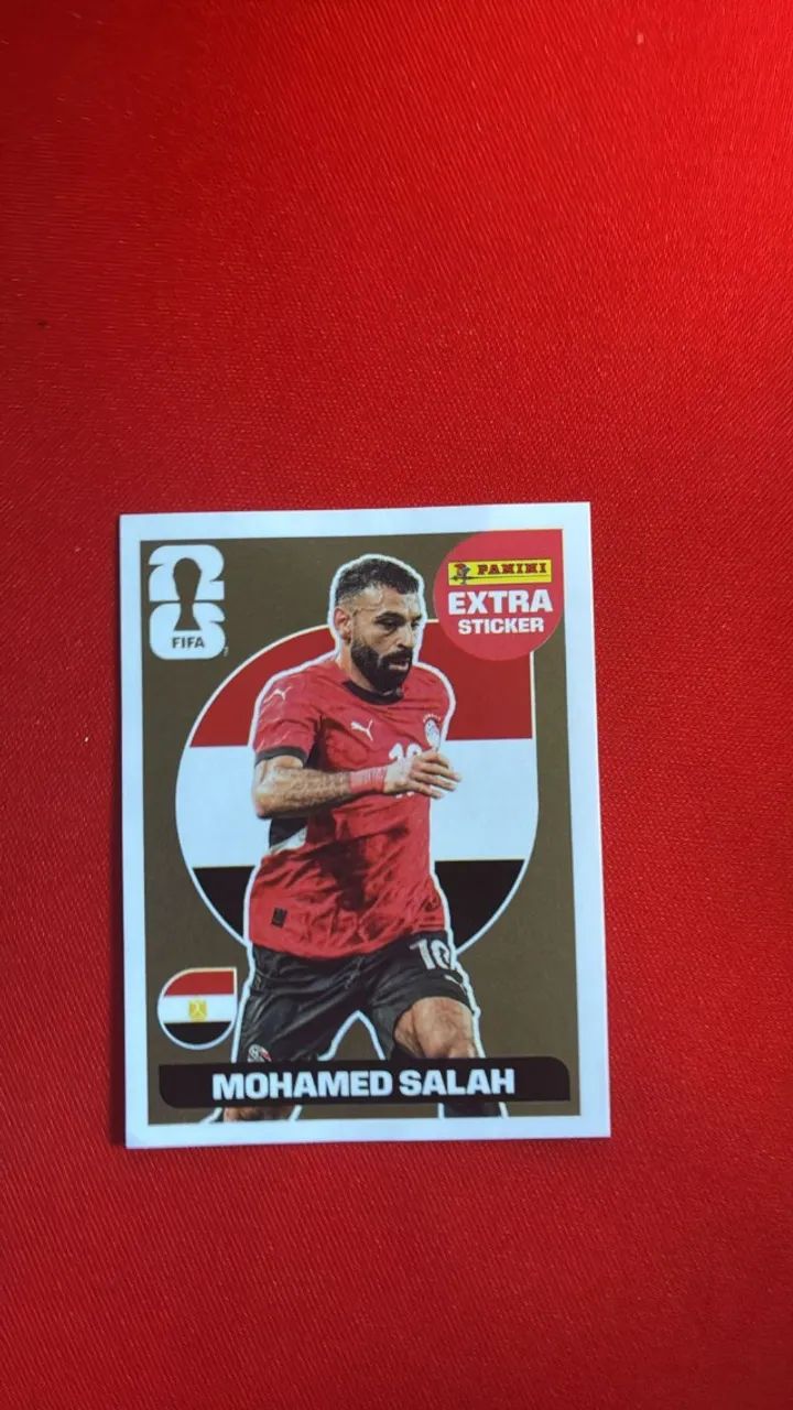 Figurinha Mohamed salah legend dourada
