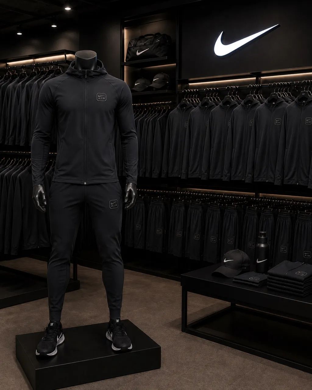 AGASALHO NIKE AIR SLIM PRETO - Foto 4