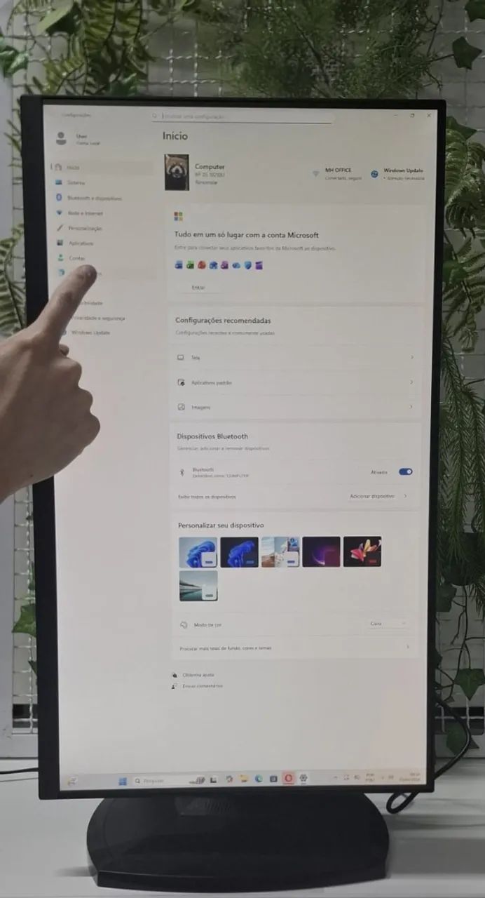 All in One Tela Touch Screen 24" Core I5-10ª Geração