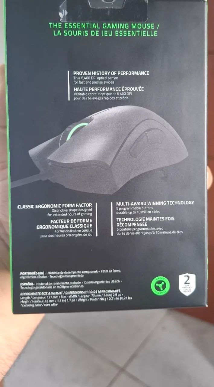 Mouse Razer Deathadder Essencial - Foto 2