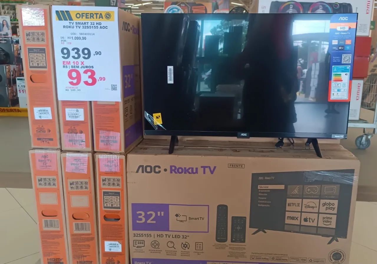 Tv nova parcelamos em até 10x sem juros 