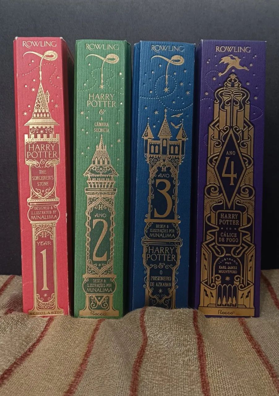 Harry Potter (Livros 1 ao 4) - Capa dura, ilustrado e interativo  - Foto 2
