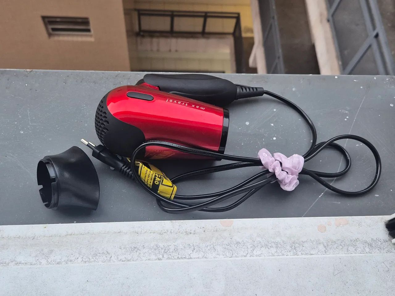 MONDIAL Secador, Max Travel, Bivolt, Preto/Vermelho, 1200W - SC-10 - Foto 5