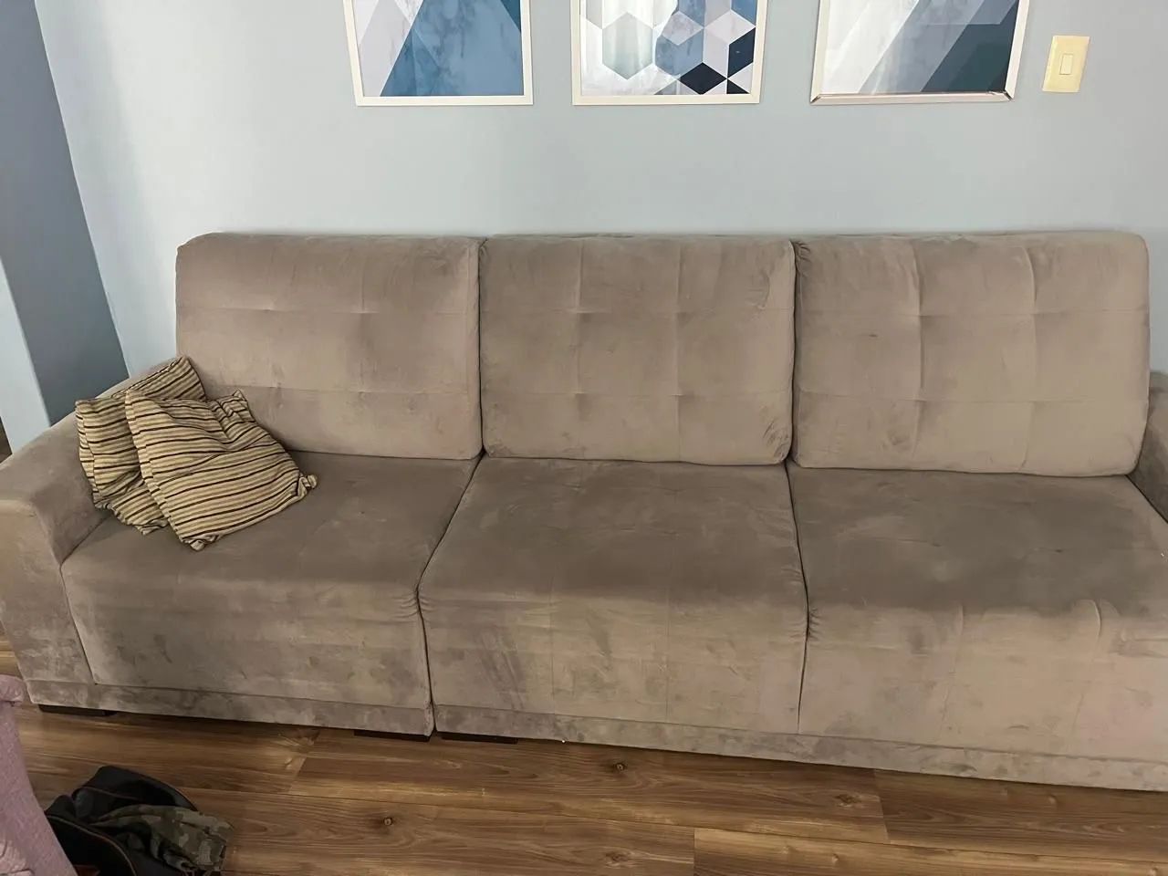 2 SOFÁS DE 3 LUGARES