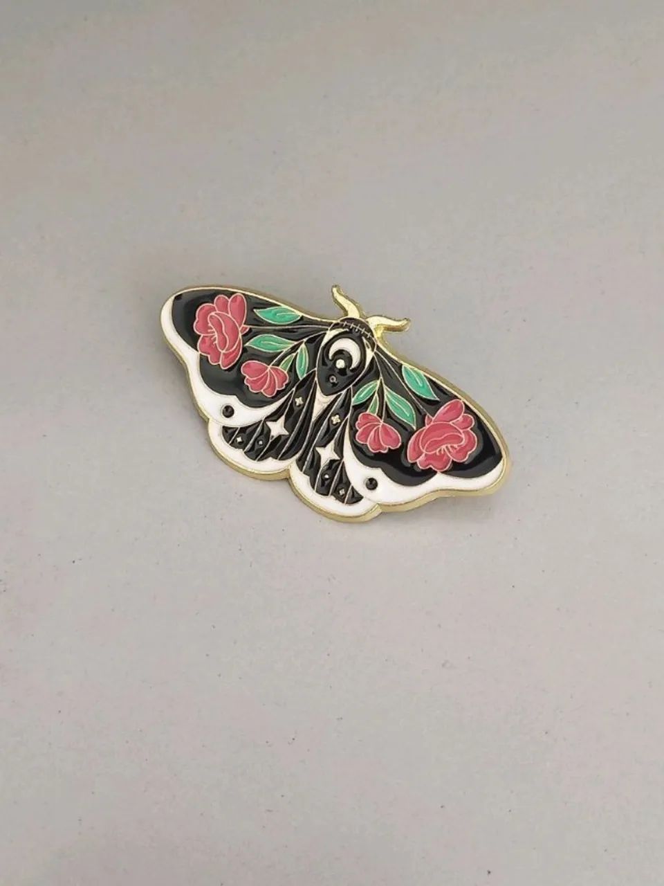 Broche de Mariposa Flor Vermelha (novo) - Foto 3