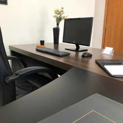 Mesa de escritório escrivaninha tamburato NOVA E COM NF - Foto 4