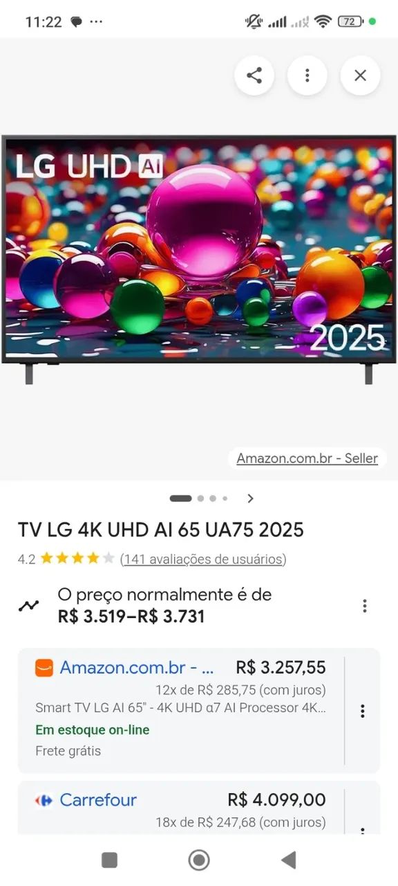 tv lg 4k uhd 65 polegadas  - Foto 5