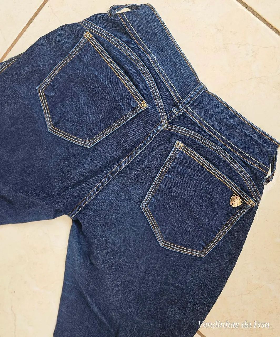Calça Jeans Skinny Feminina Rosa Chá  - Foto 3