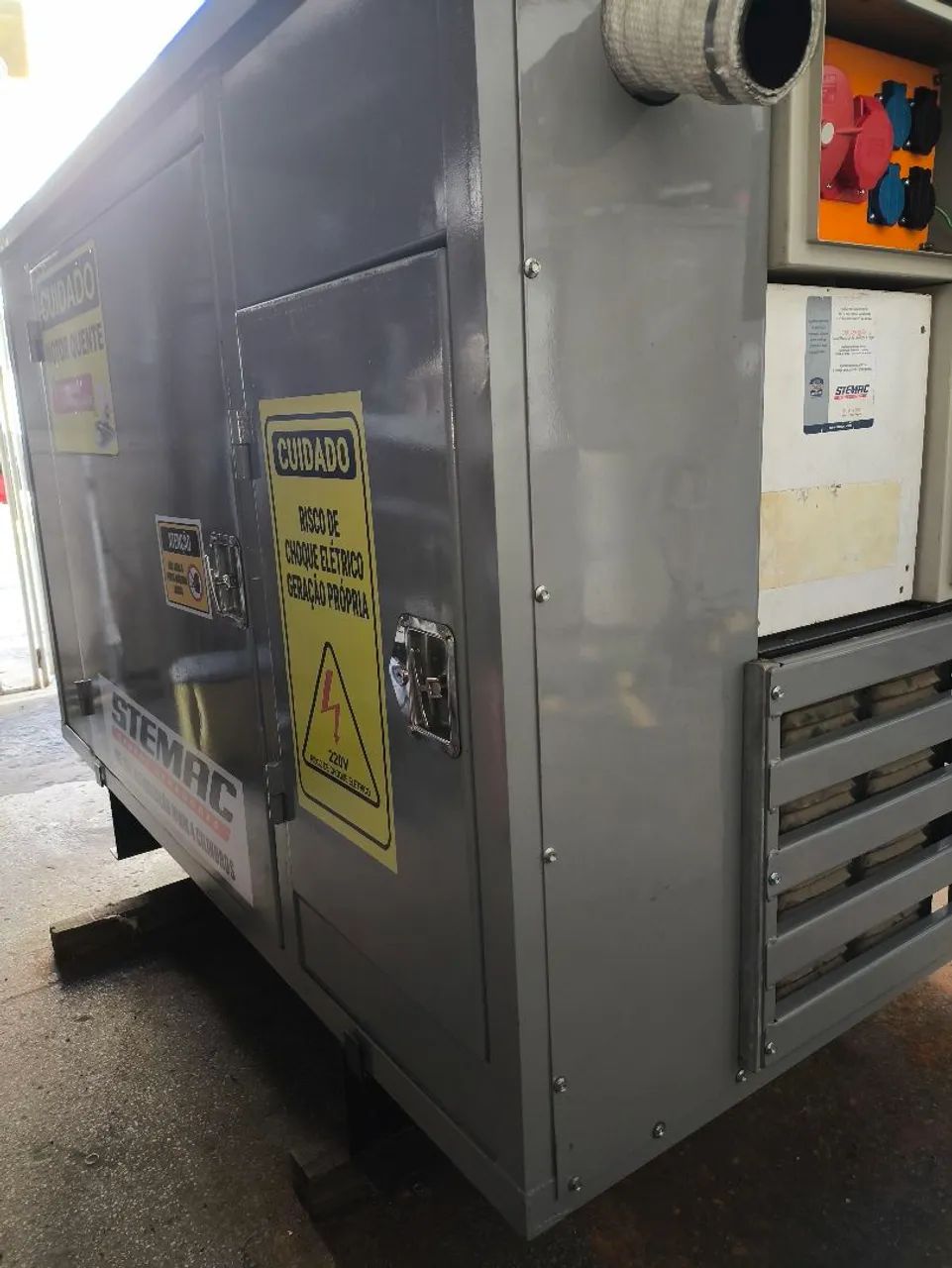 Gerador Stemac 105 KVA motor MWM 4 cilindros série 10 - Foto 6