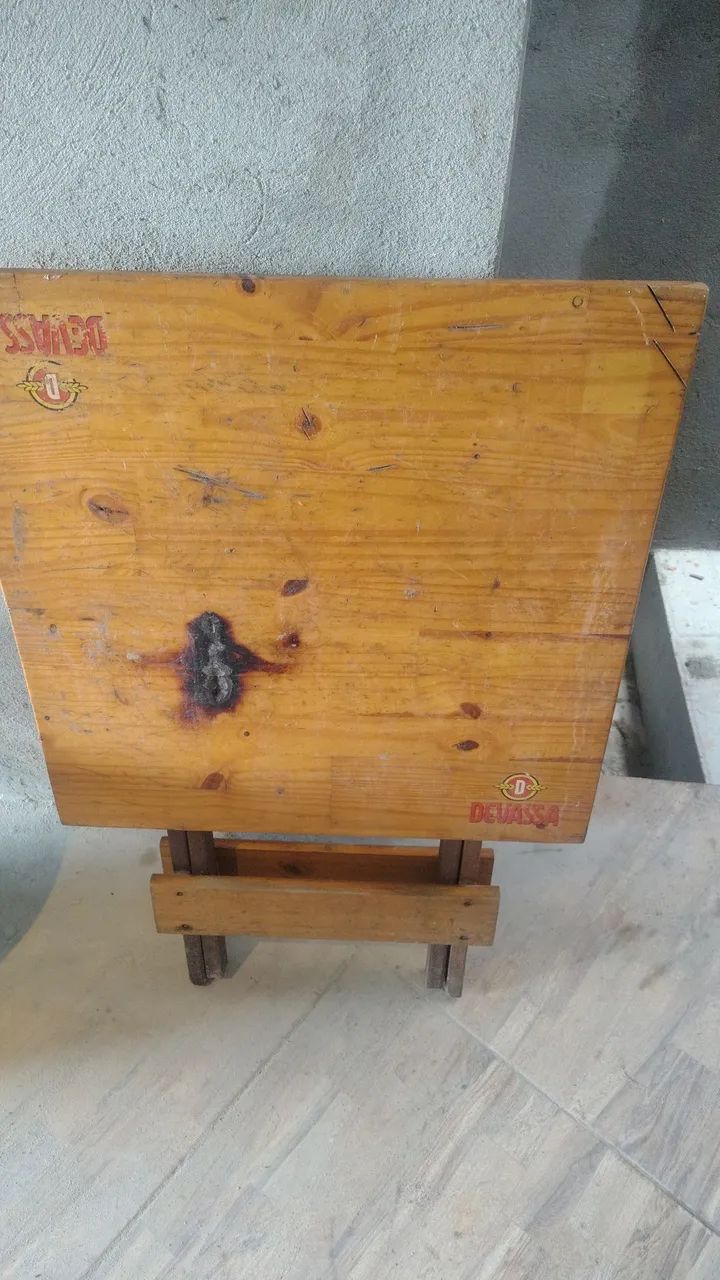 Mesa de madeira 70x70 - Foto 4