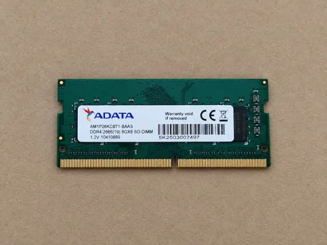 Memória RAM ADATA 8GB DDR4 2666MHz Notebook SO-DIMM - Memória RAM