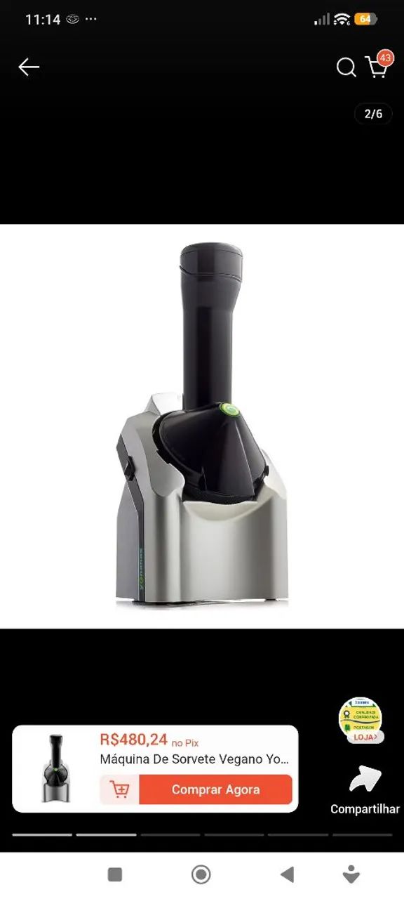 Máquina de sorvete Yonanas  - Foto 4