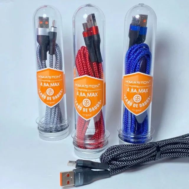 Cabo USB Hmaston 2 Metros em Nylon Reforçado