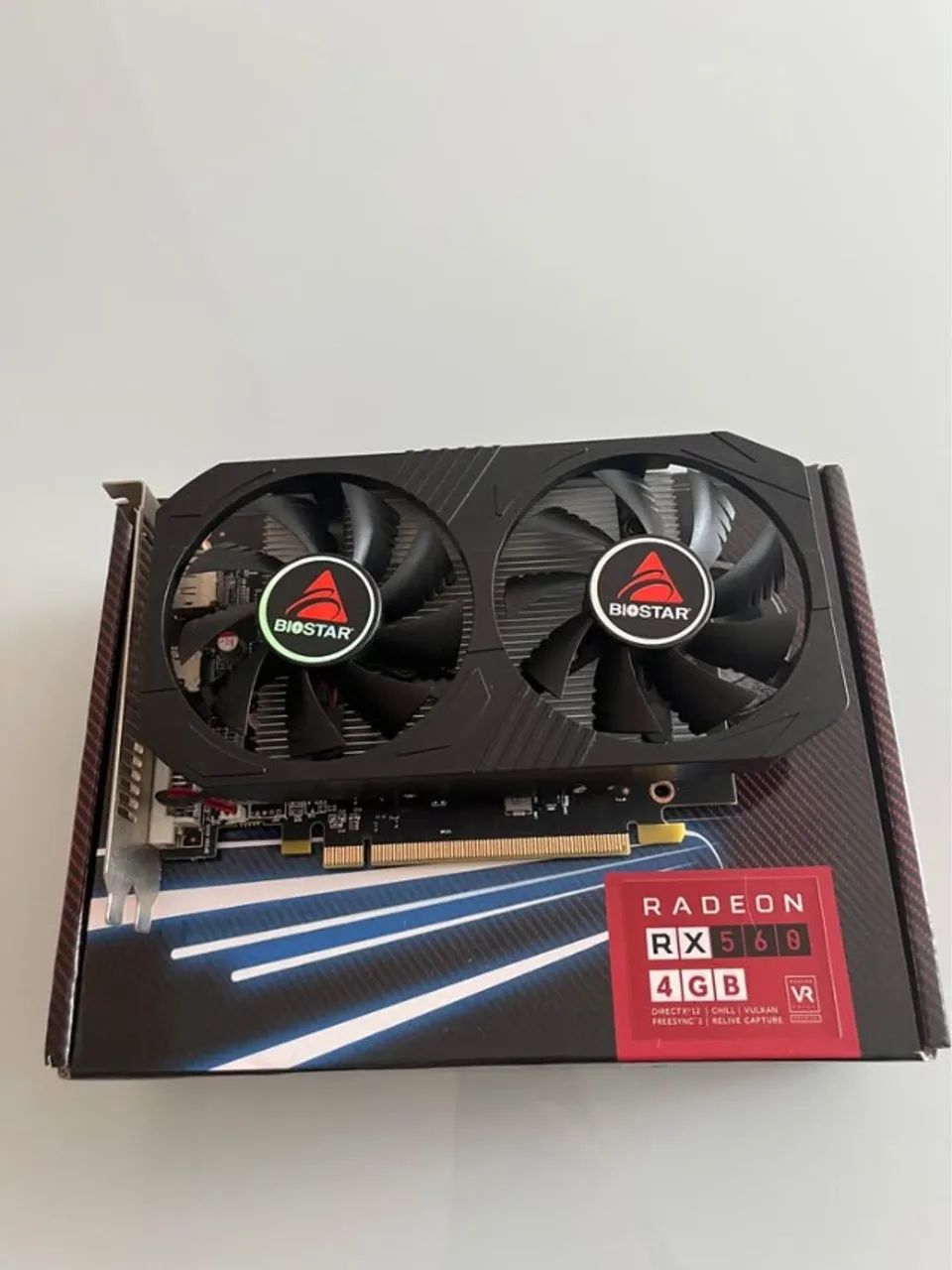 Placa de video RX 560 4gb Biostar
