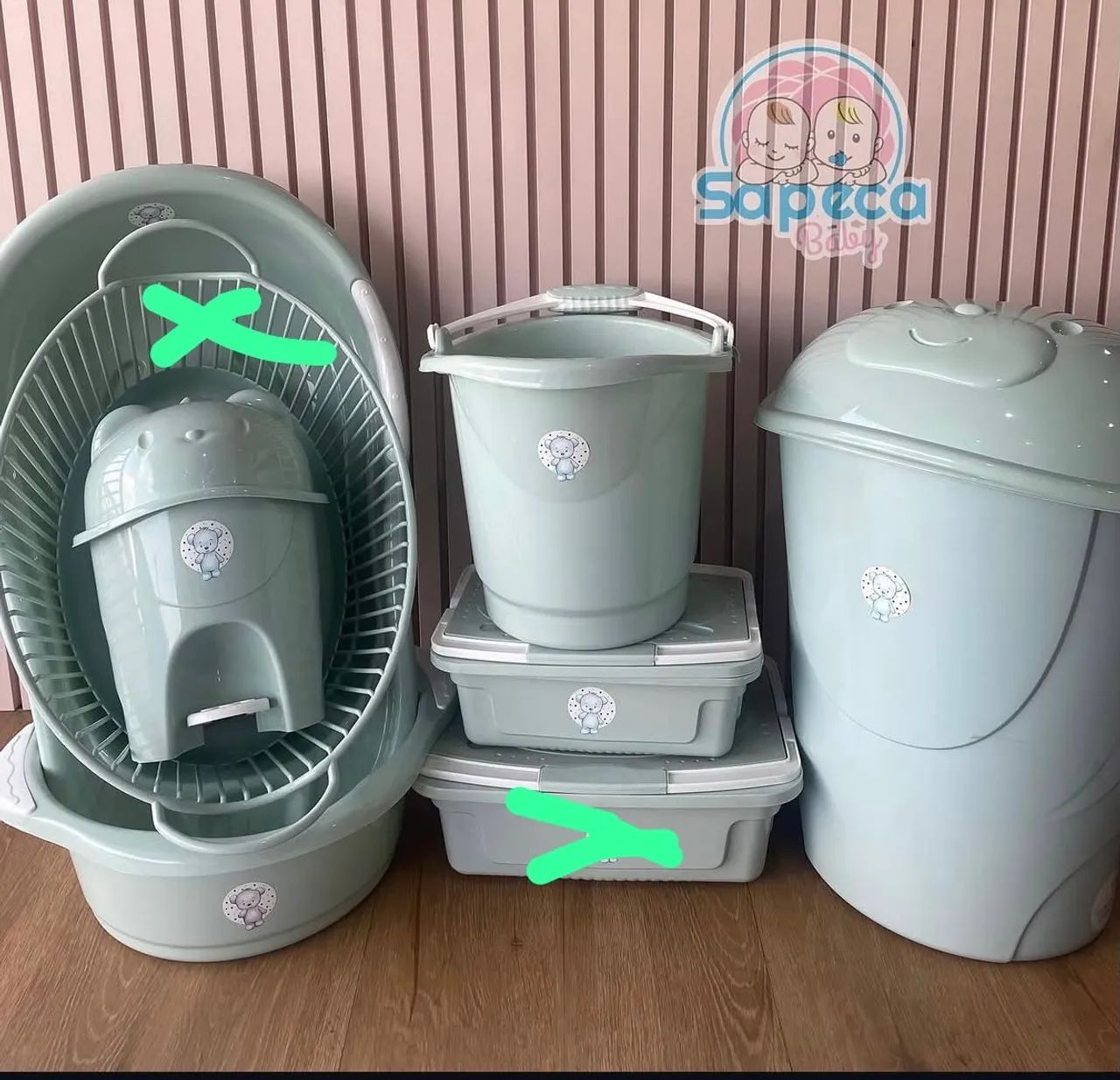 Linha encanto na cor verde 