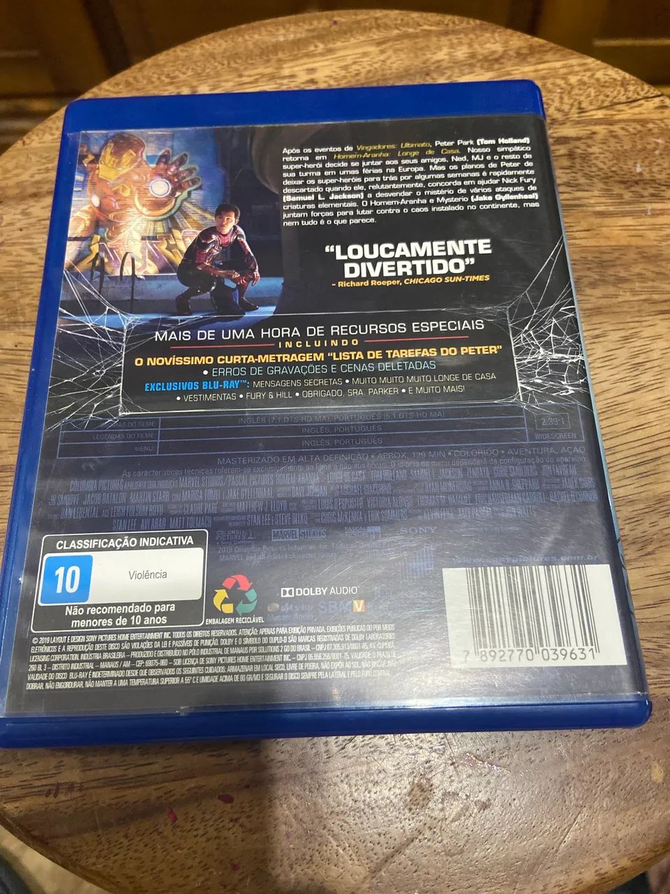 Homem Aranha - Longe de Casa - Blu Ray - Excelente estado  - Foto 2