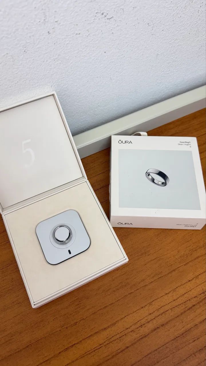 Oura ring 5 Silver tamanho 6