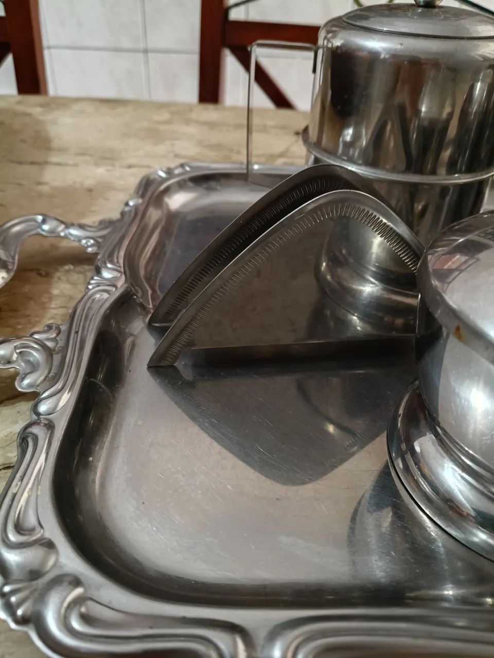 Conjunto de chá inox  - Foto 4