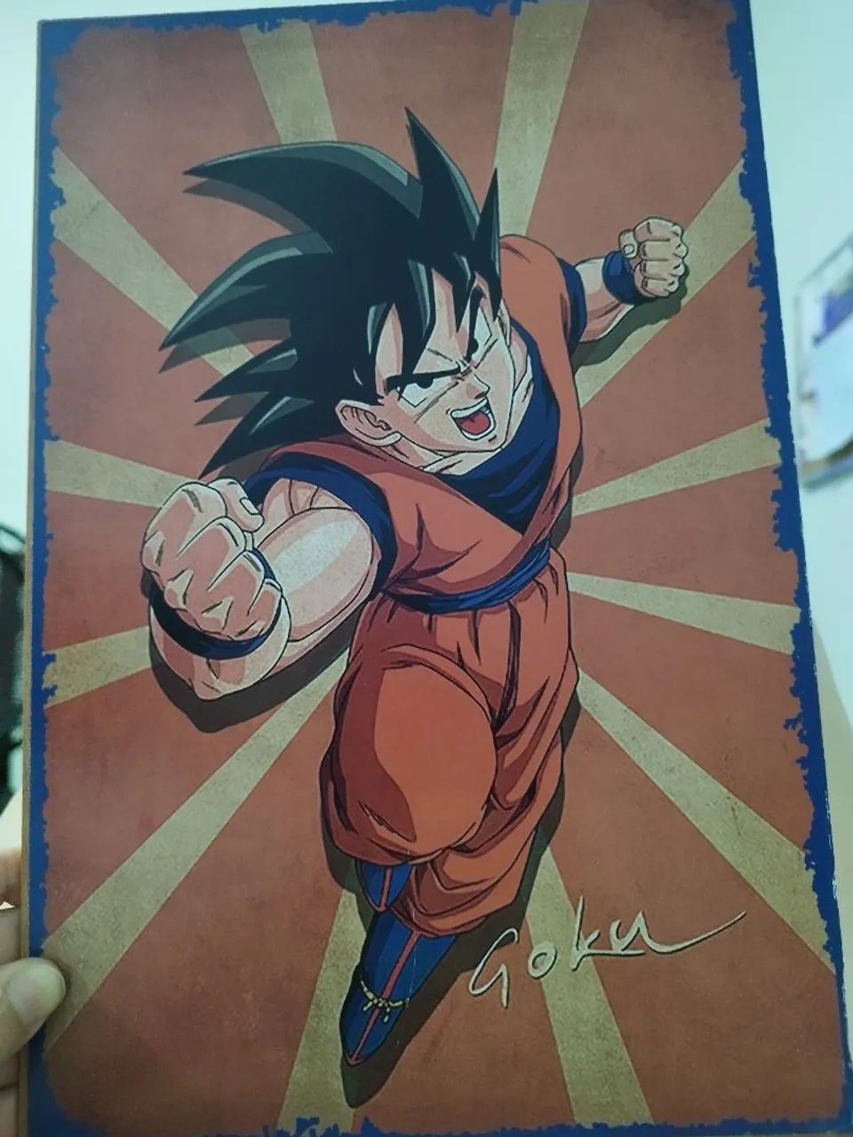 Vendo quadro do Goku