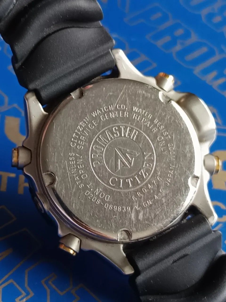 Citizen Promaster Hyper Aqualand vintage completo - Acessórios
