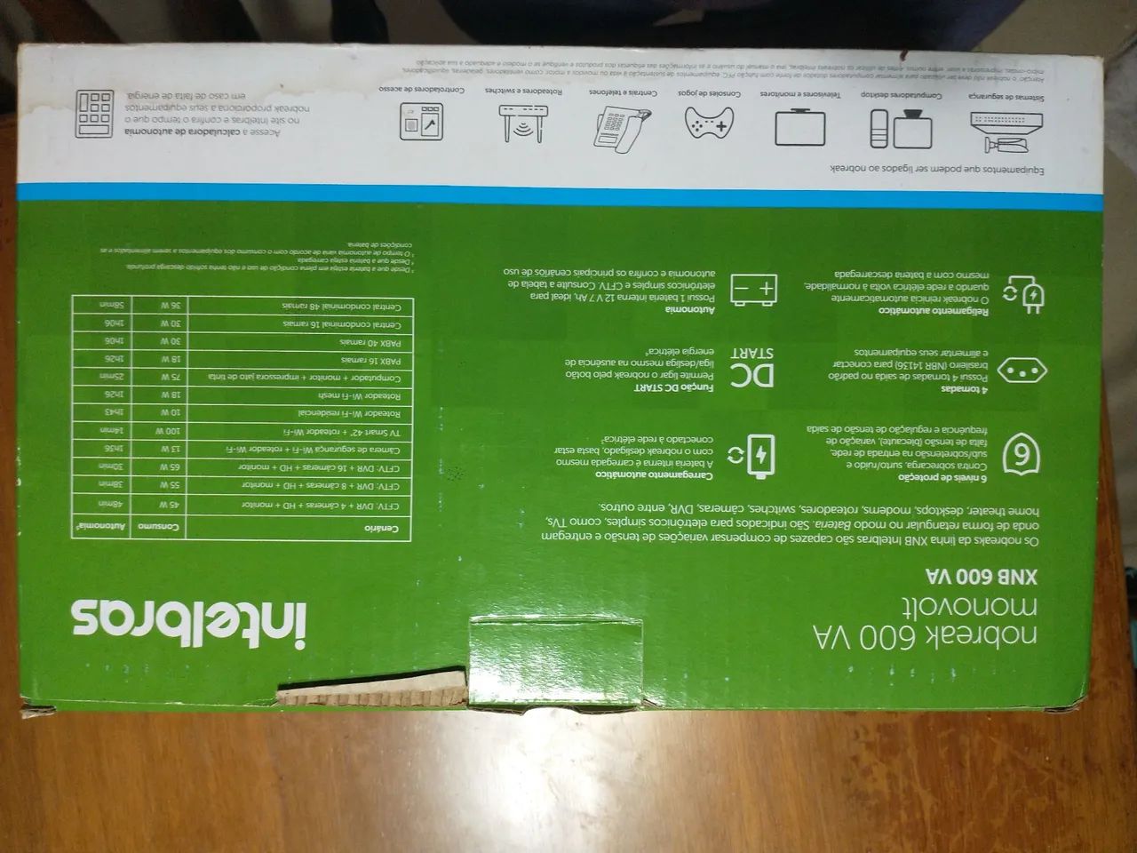 Nobreak 220v Intelbras, 600VA - Foto 3