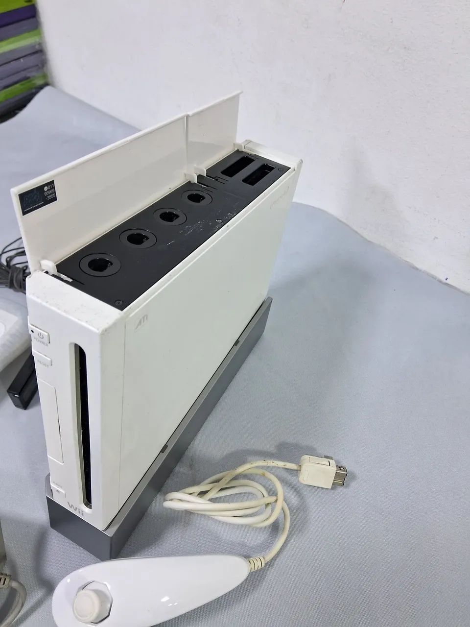Nintendo wii branco base e jogo no hd - Foto 2