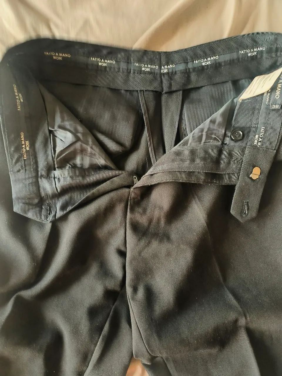 TERNO PALETO COM CALÇA PRETO FATTO A MANO - Foto 4