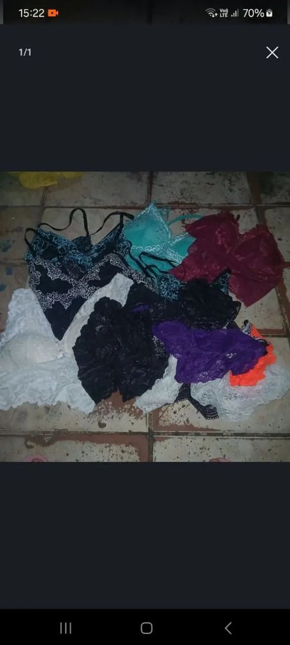 Sutiãs e  calcinhas 