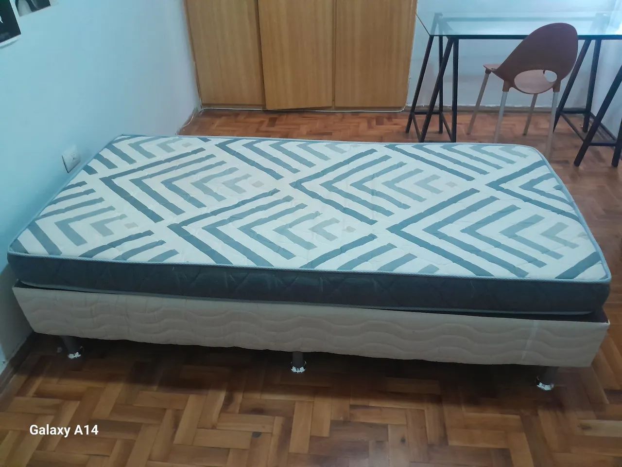 Cama Box Solteiro Ortobom + Colchão Pró Saúde Standard  - Foto 2