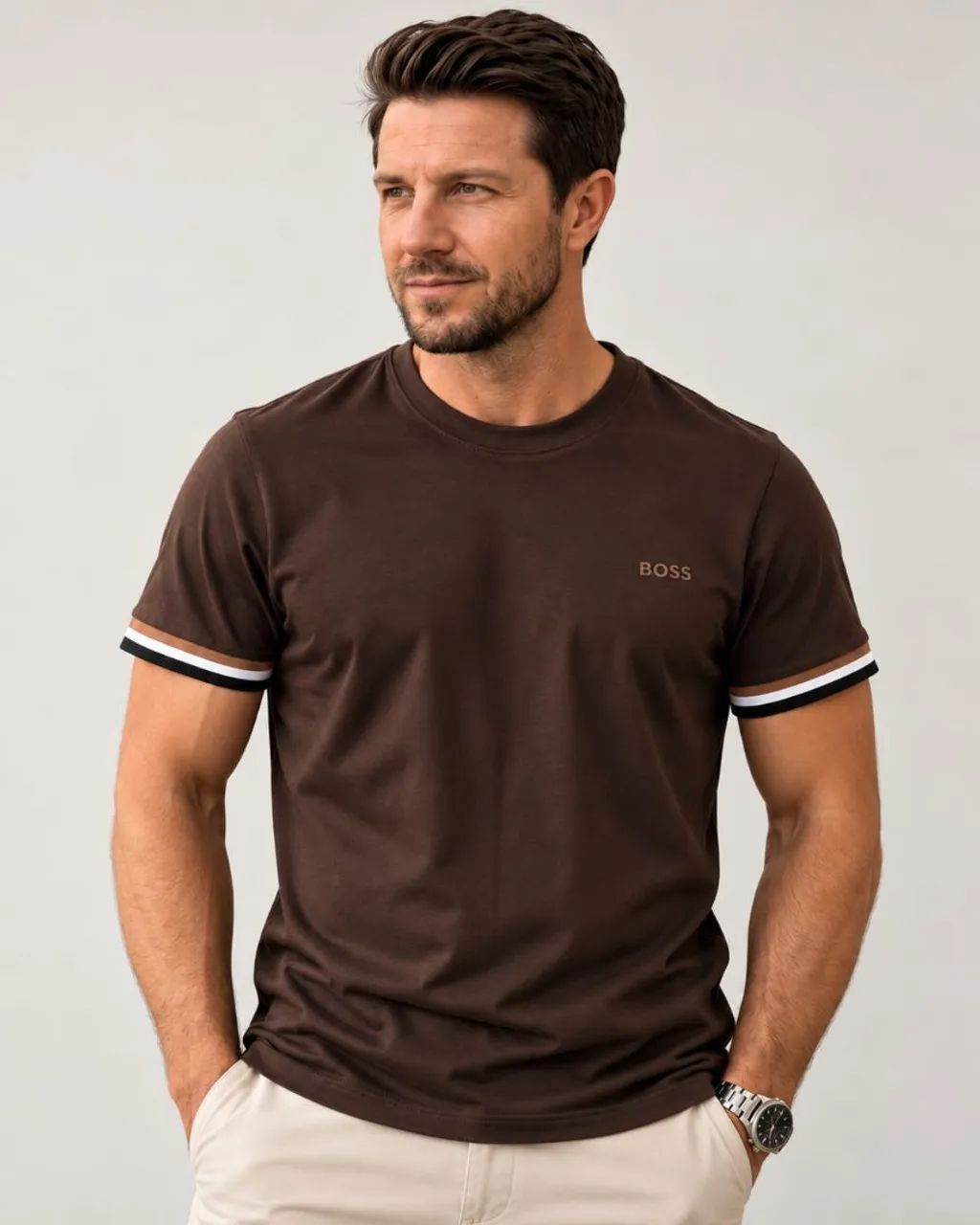 Camiseta Masculina Griffe - Foto 2