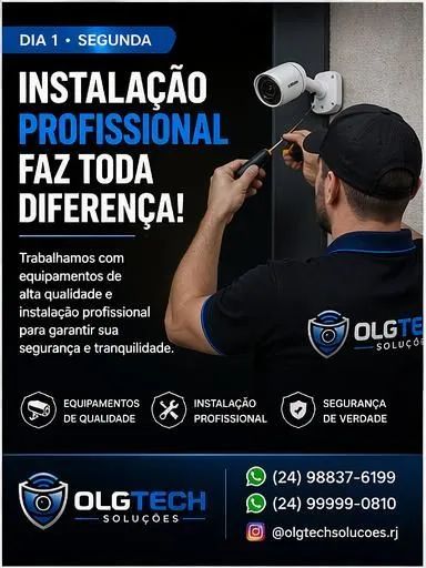 Instalação e Manutenção de CFTV e TI