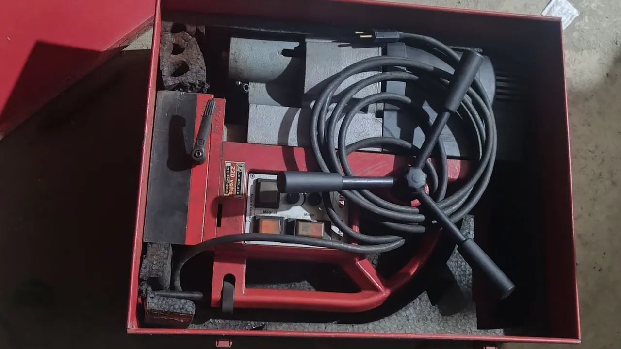 Furadeira de base magnética grande velocidade controlada eletronicamente máquina excelente