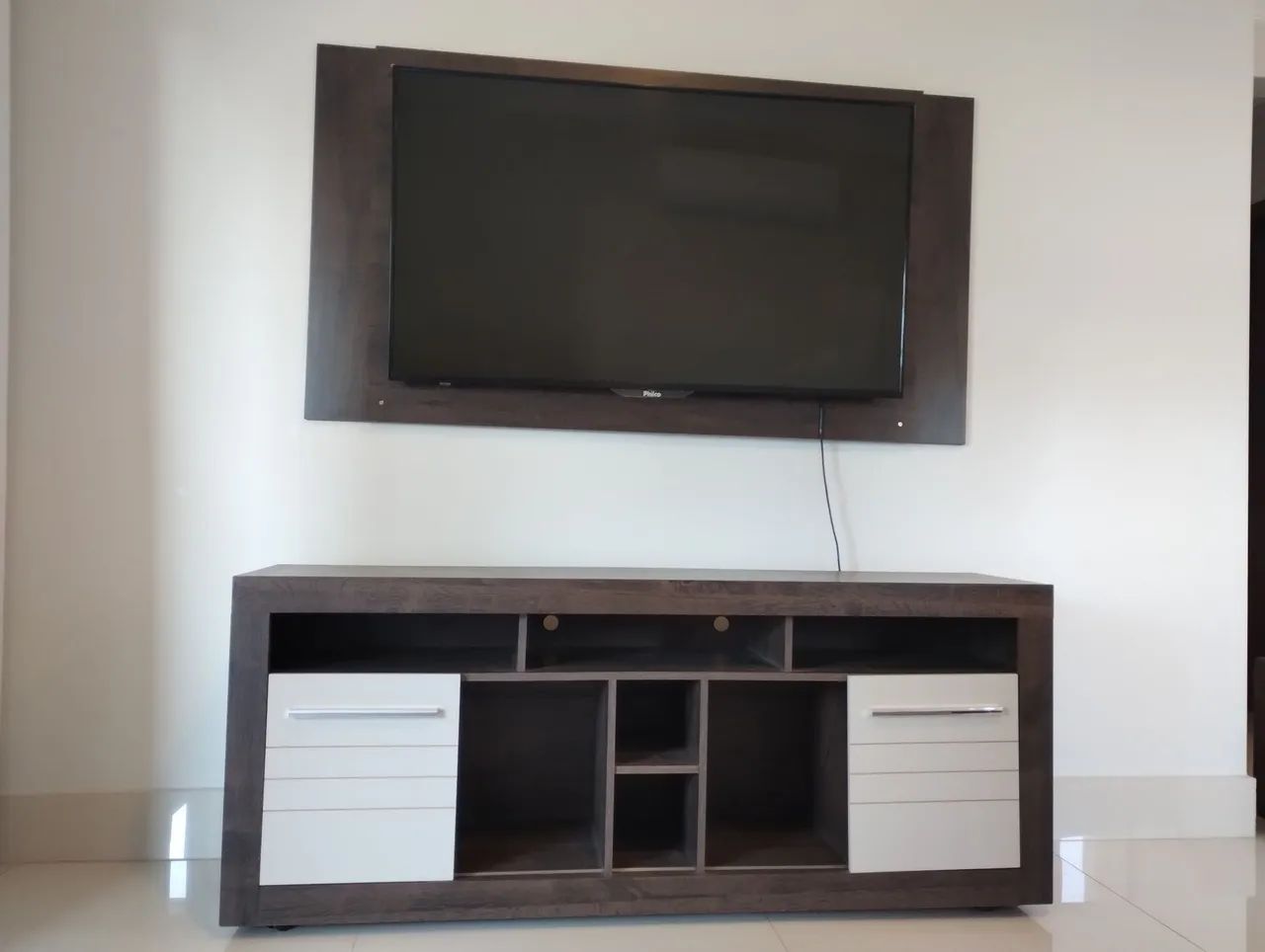 Rack com painel