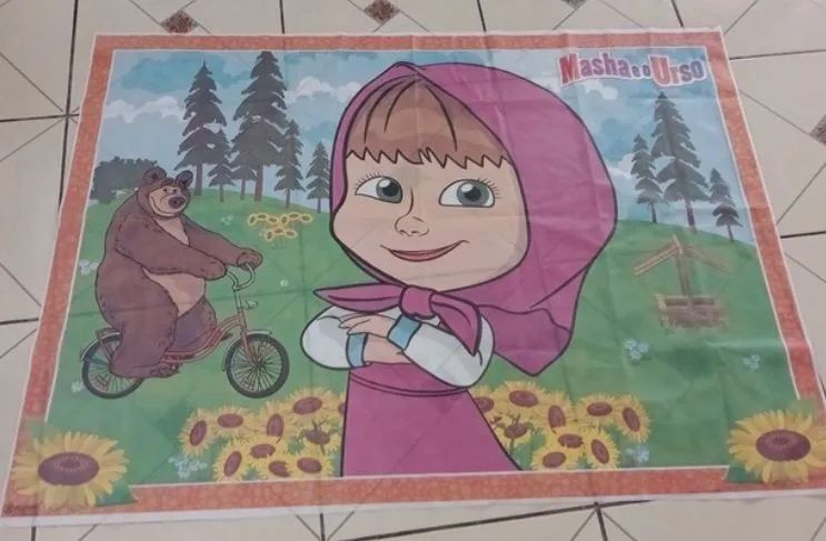 Masha e o Urso MDF para decoração  - Foto 2