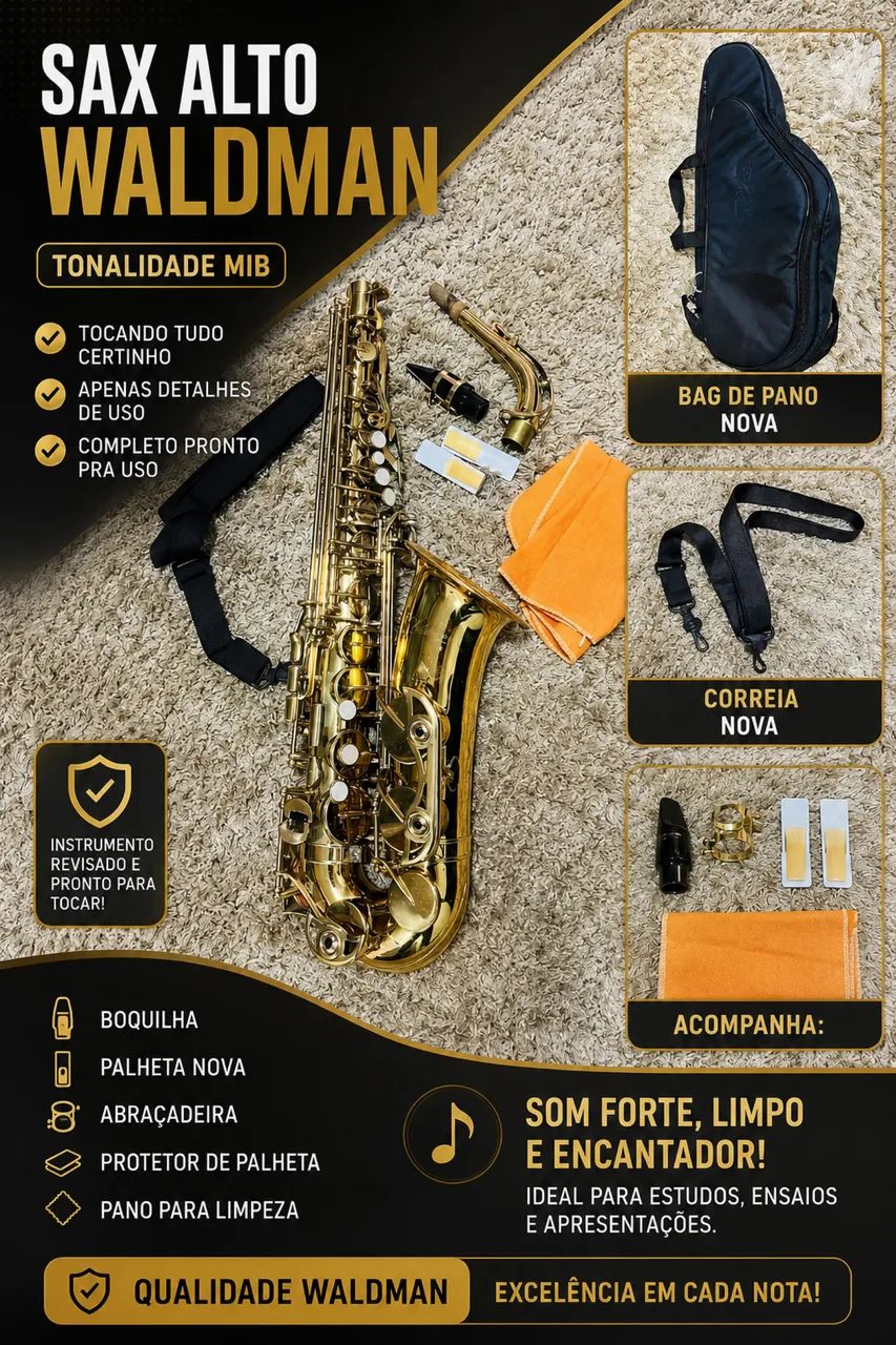 Sax Alto Waldman - Foto 2