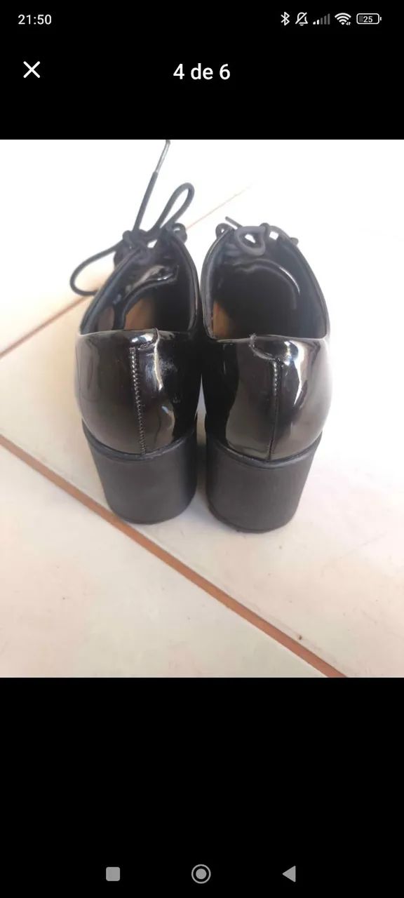 SAPATO OXFORD PRETO - Foto 4