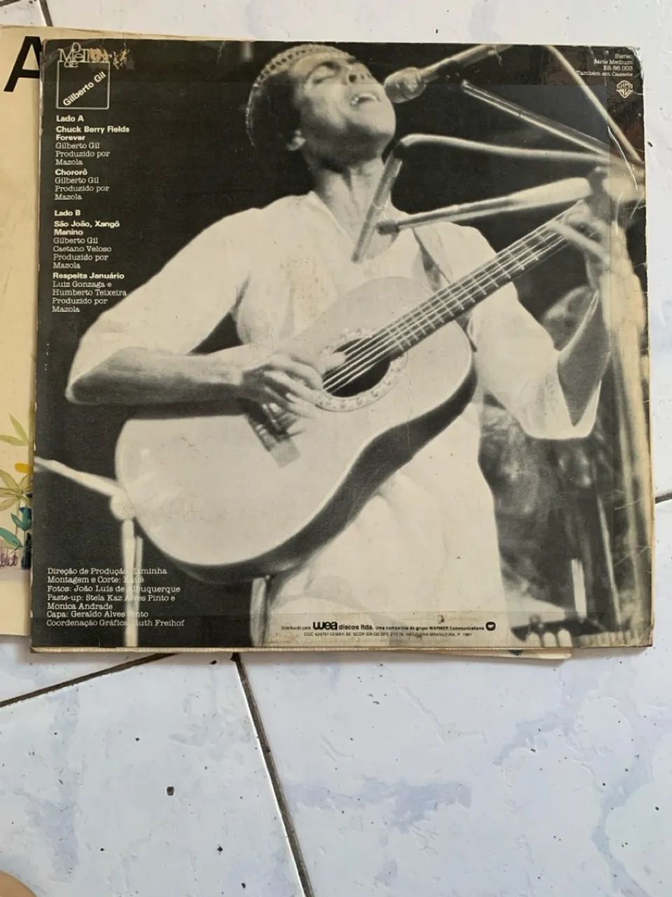 disco de vinil gilberto gil em montreux - Foto 2