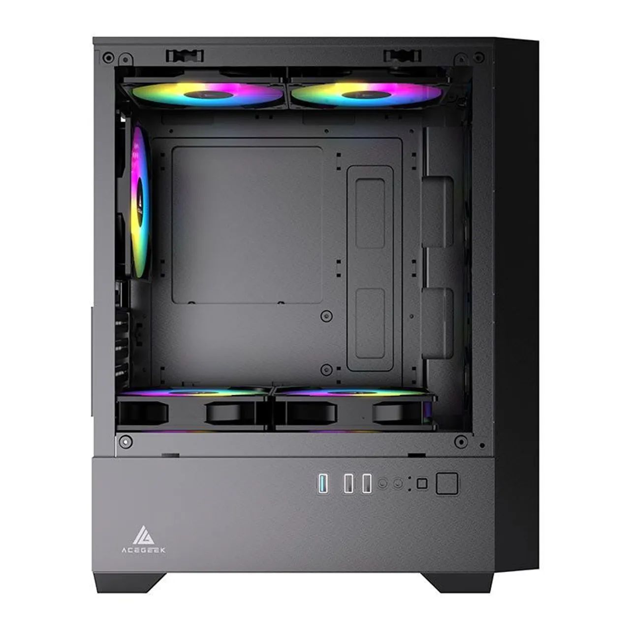 Gabinete gamer Acegeek pulse mid tower - Foto 2